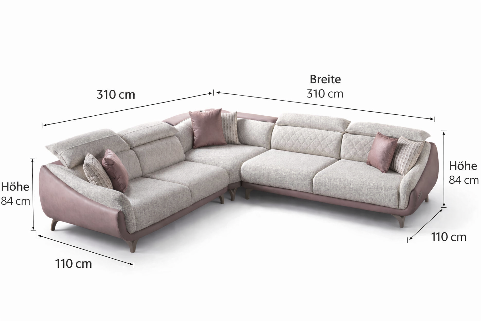 Bravo Ecksofa – L-Form Wohnlandschaft