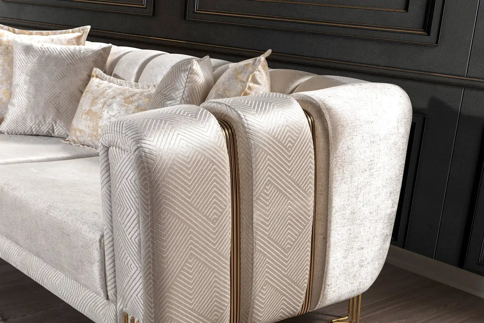 Almira – Elegantes Wohnzimmer Sofa modern