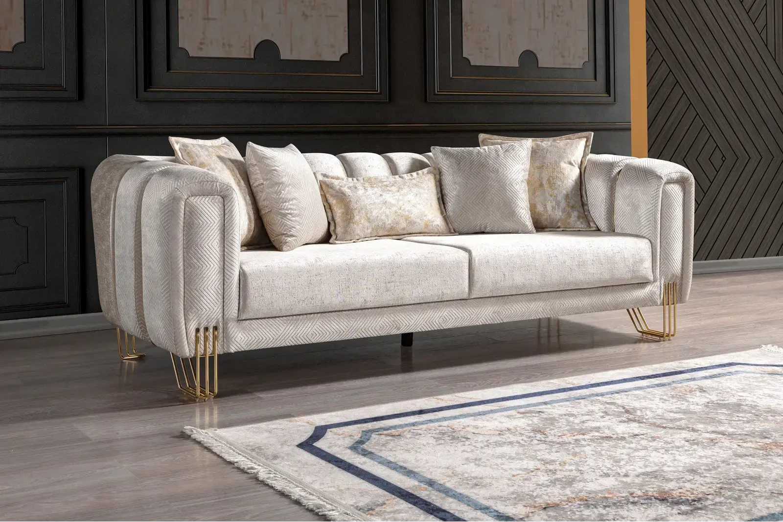Almira – Elegantes Wohnzimmer Sofa modern