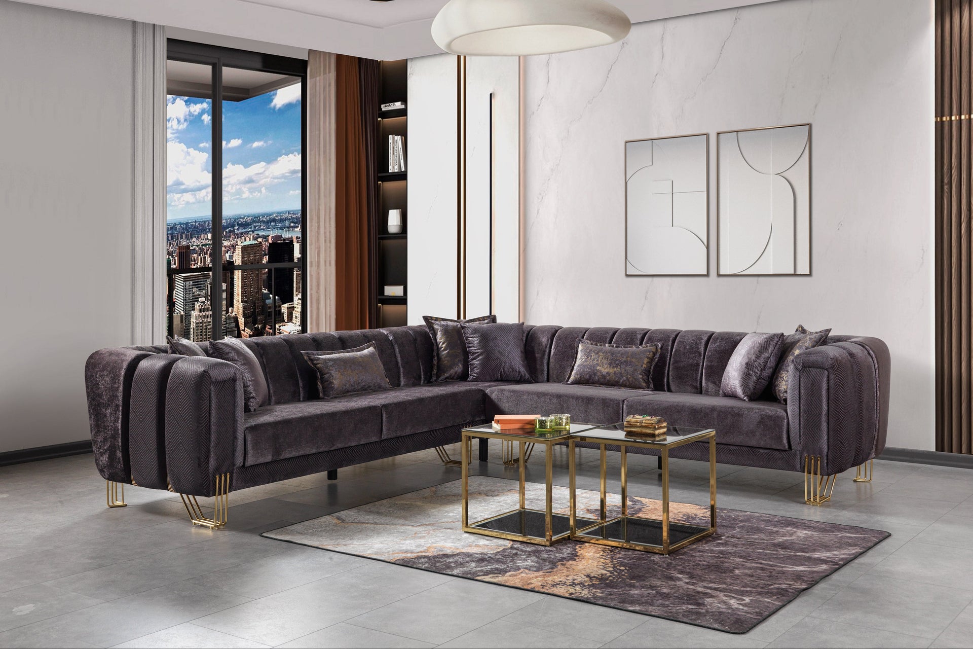 Almira Ecksofa – L-Form Wohnlandschaft