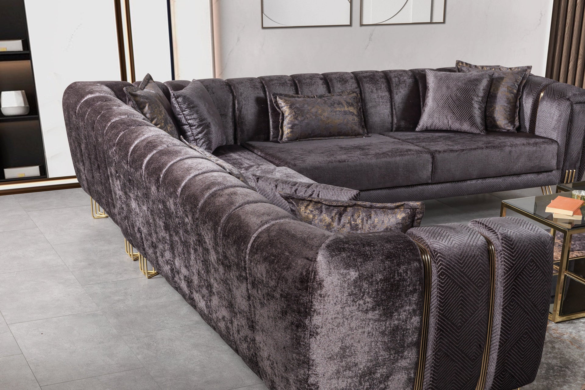 Almira Ecksofa – L-Form Wohnlandschaft