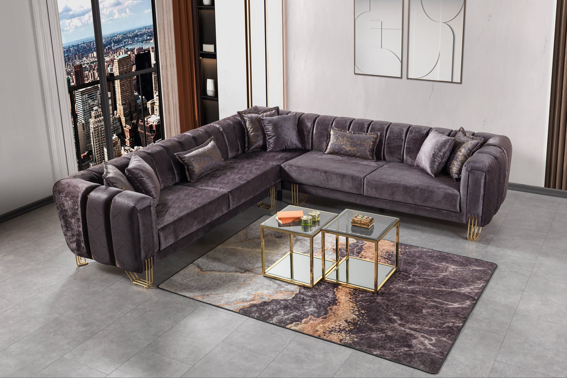 Almira Ecksofa – L-Form Wohnlandschaft
